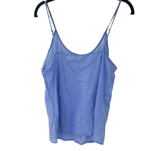Soft Surroundings Blue Spaghetti Strap Tank Top - Medium - Picture 2 of 4